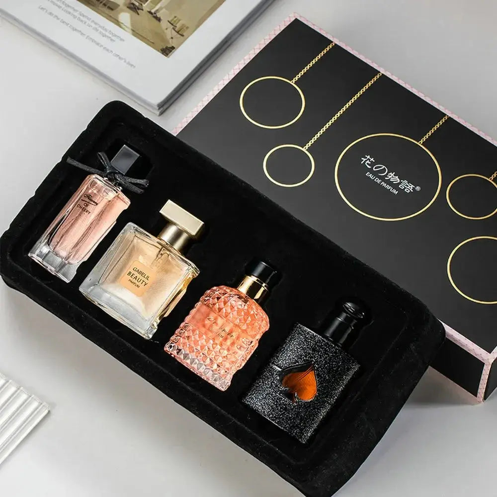 Original Women Perfume 105ml Gift Box Four Piece Set Fresh Lasting Fragrance Eau De Parfum Plant Floral Scent Fresh Духи Женские - Femlinza