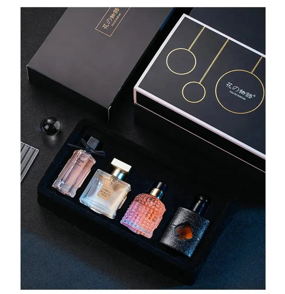 Original Women Perfume 105ml Gift Box Four Piece Set Fresh Lasting Fragrance Eau De Parfum Plant Floral Scent Fresh Духи Женские - Femlinza