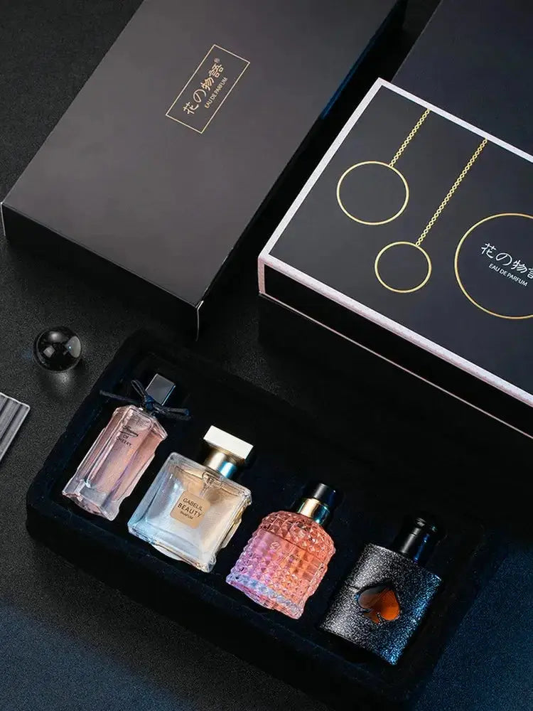 Original Women Perfume 105ml Gift Box Four Piece Set Fresh Lasting Fragrance Eau De Parfum Plant Floral Scent Fresh Духи Женские - Femlinza