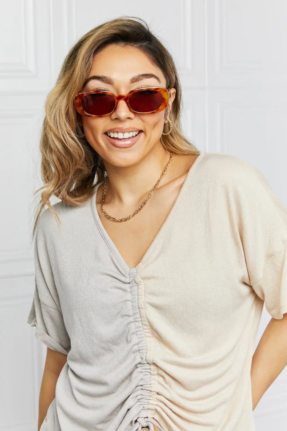 Oval Full Rim Sunglasses - Femlinza