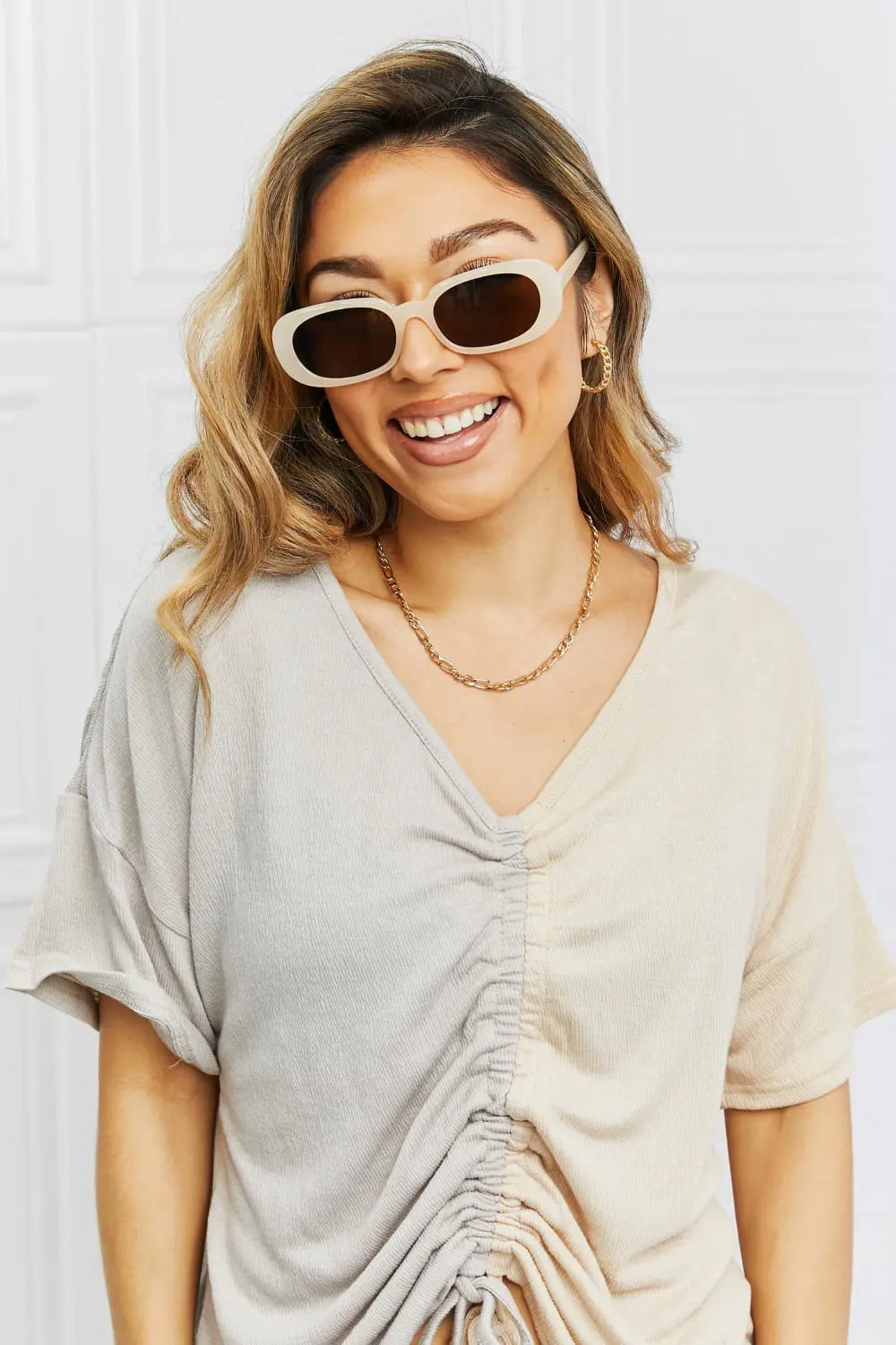 Oval Full Rim Sunglasses - Femlinza