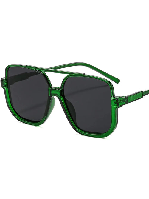 Oversized Square Frame Fashion Sunglasses - Femlinza