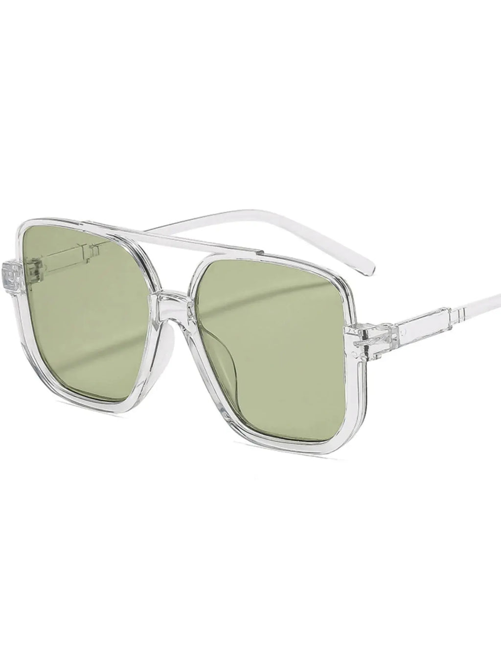 Oversized Square Frame Fashion Sunglasses - Femlinza