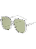 Oversized Square Frame Fashion Sunglasses - Femlinza