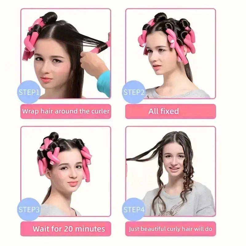 Perm Curling Bars, Hair Curling Sticks, Hair Care Manual Hair Rollers, For Beauty & Personal Care - Femlinza