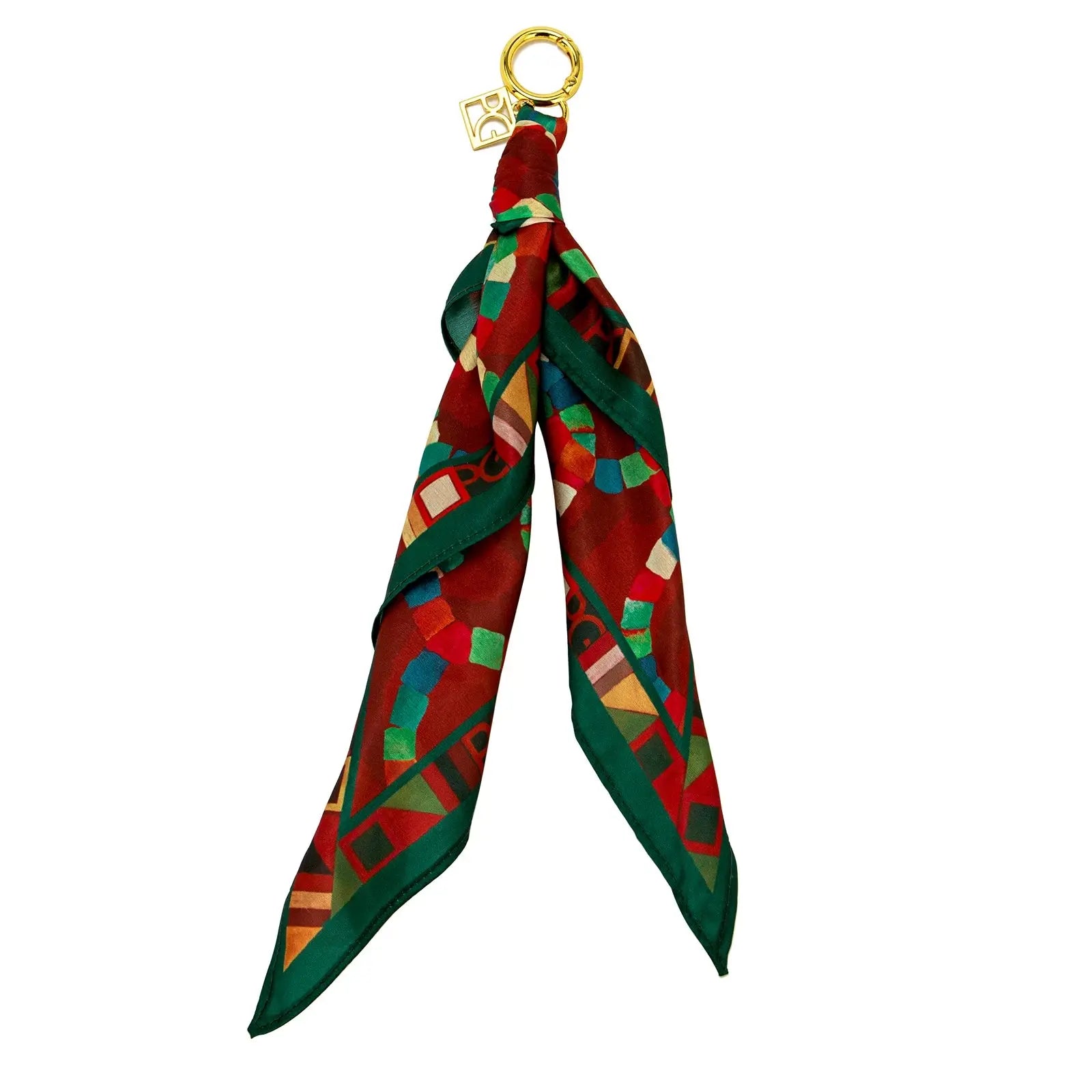 PG Women's Silk Scarf Accessories Temperament Pendant Luggage Accessories Fashionable Street Multi-style Luggage Accessories - Femlinza