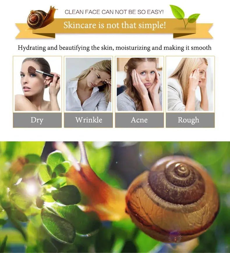 Piece Snail Collagen Skincare Set – Moisturizing & Revitalizing - Femlinza