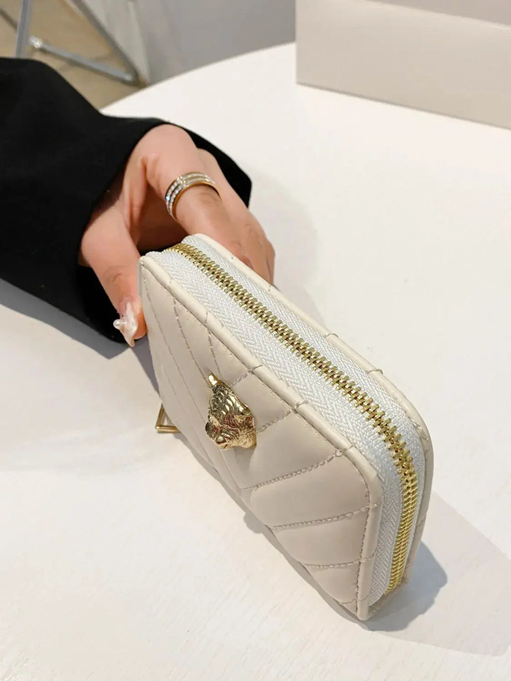 PU leather Solid Color Wallet - Femlinza
