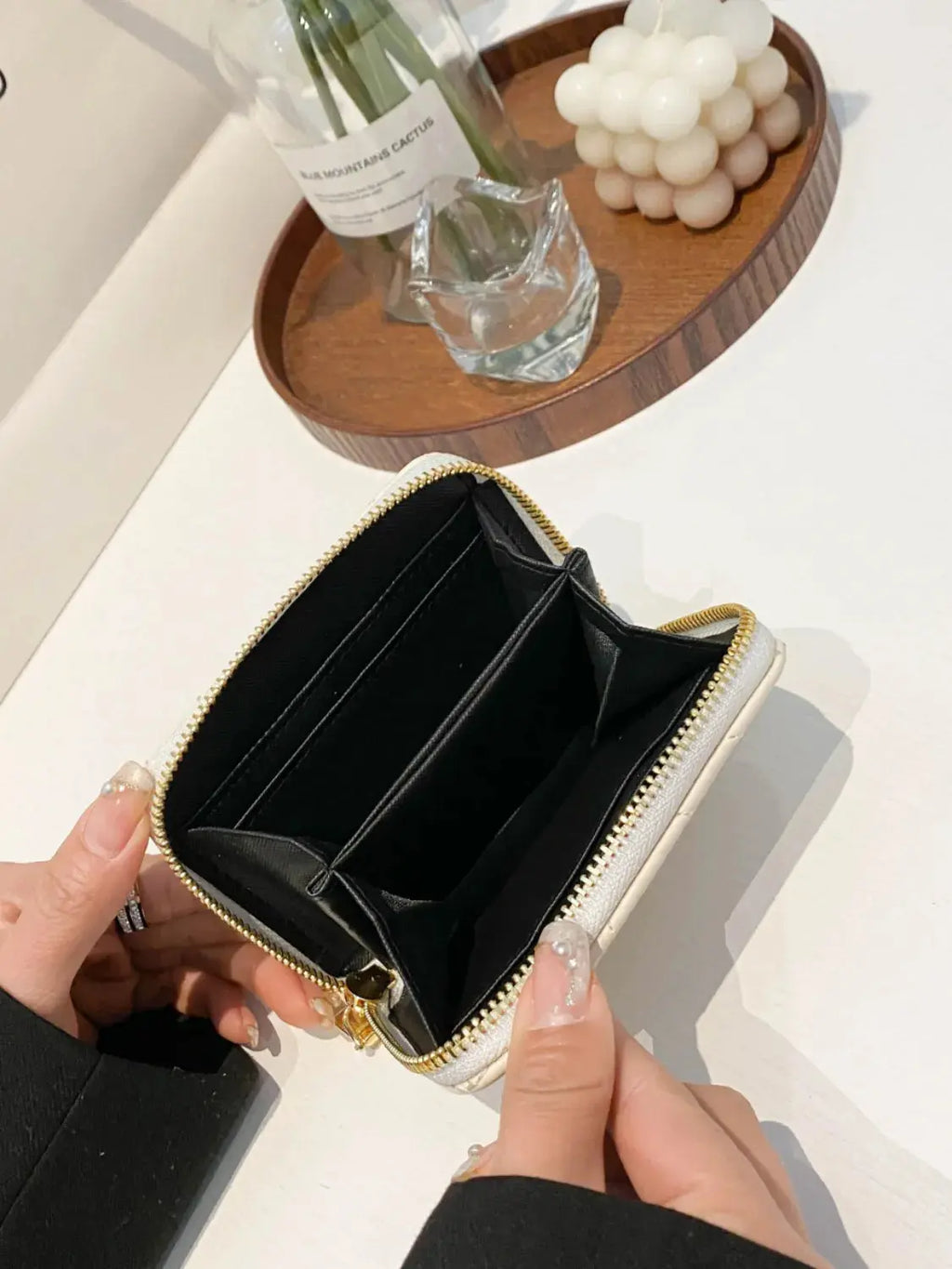 PU leather Solid Color Wallet - Femlinza
