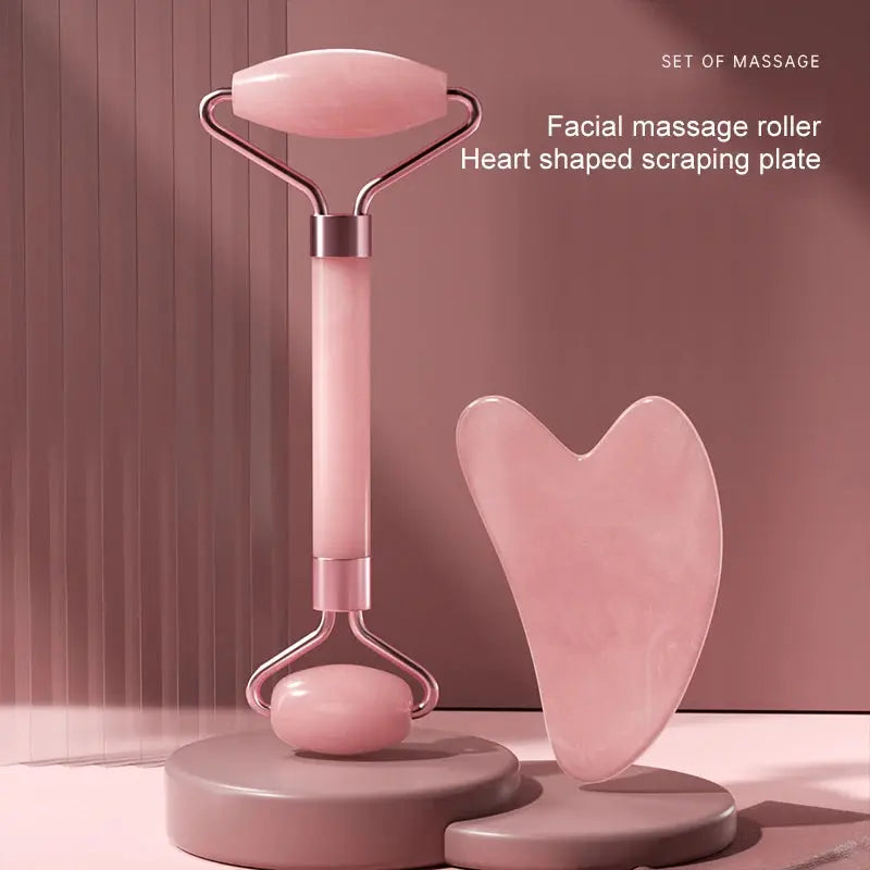 Roller for Face Neck Eye Resin Facial Massage Instrumenr Health Care Scraping Board Musclee Beauty Skincare Tools - Femlinza
