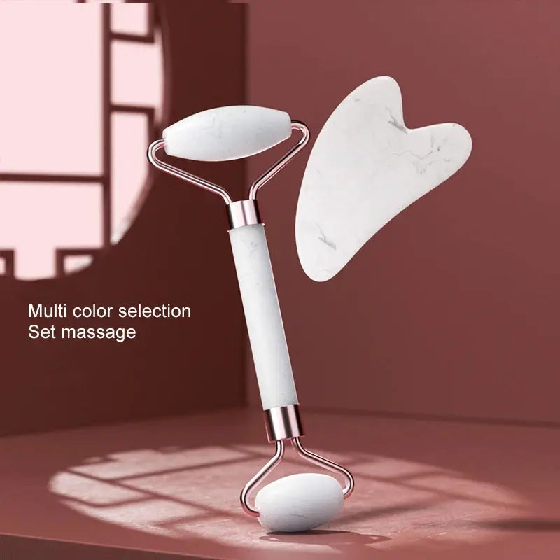 Roller for Face Neck Eye Resin Facial Massage Instrumenr Health Care Scraping Board Musclee Beauty Skincare Tools - Femlinza