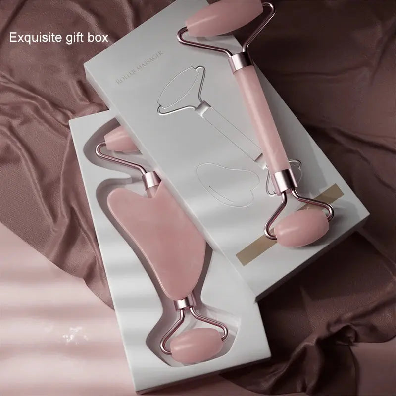 Roller for Face Neck Eye Resin Facial Massage Instrumenr Health Care Scraping Board Musclee Beauty Skincare Tools - Femlinza