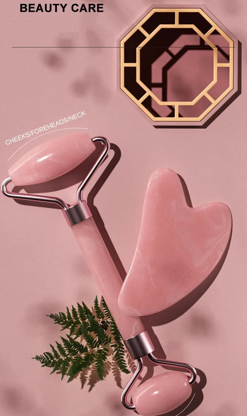 Roller for Face Neck Eye Resin Facial Massage Instrumenr Health Care Scraping Board Musclee Beauty Skincare Tools - Femlinza
