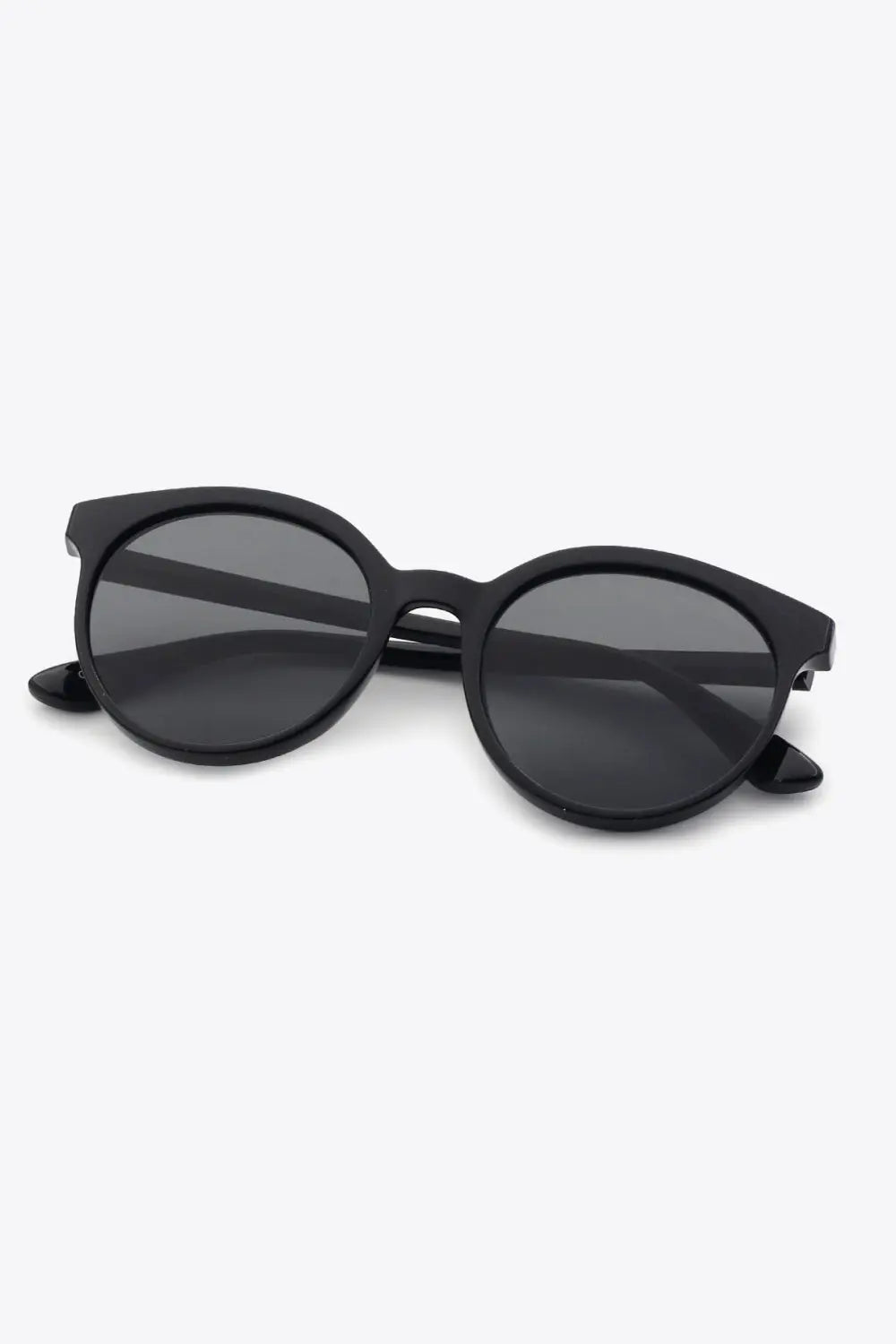 Round Full Rim Polycarbonate Frame Sunglasses - Femlinza