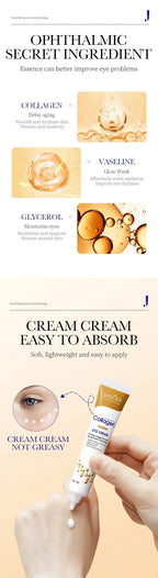 SADOER Collagen Eye Cream Anti Dark Circles Eye Bags Remover Firming Moisturizing skincare Eyes Cream Skin Care for Eyes - Femlinza