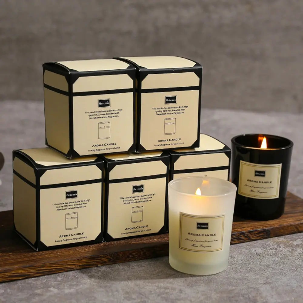 Scented Soy Wax Candle – Long-Lasting Aromatherapy for Home & Gifts - Femlinza