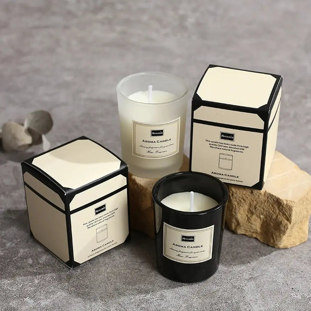 Scented Soy Wax Candle – Long-Lasting Aromatherapy for Home & Gifts - Femlinza