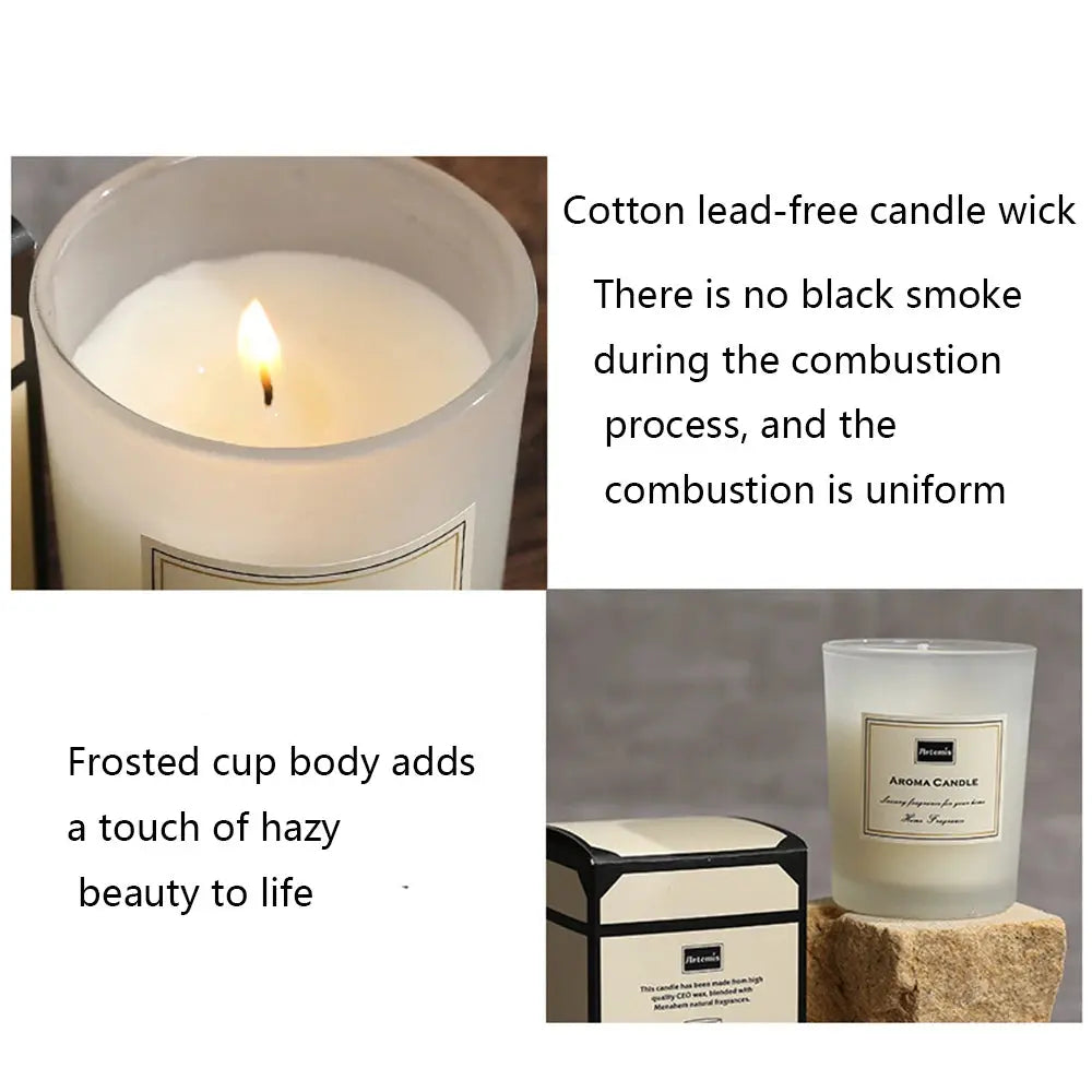 Scented Soy Wax Candle – Long-Lasting Aromatherapy for Home & Gifts - Femlinza