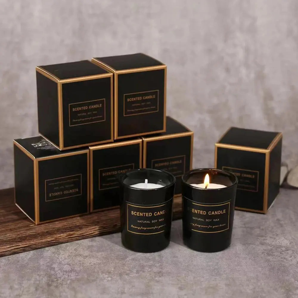 Scented Soy Wax Candle – Long-Lasting Aromatherapy for Home & Gifts - Femlinza