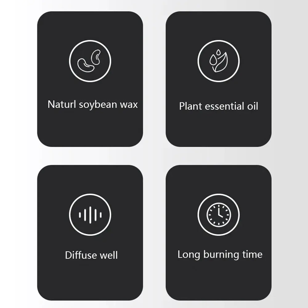 Scented Soy Wax Candle – Long-Lasting Aromatherapy for Home & Gifts - Femlinza
