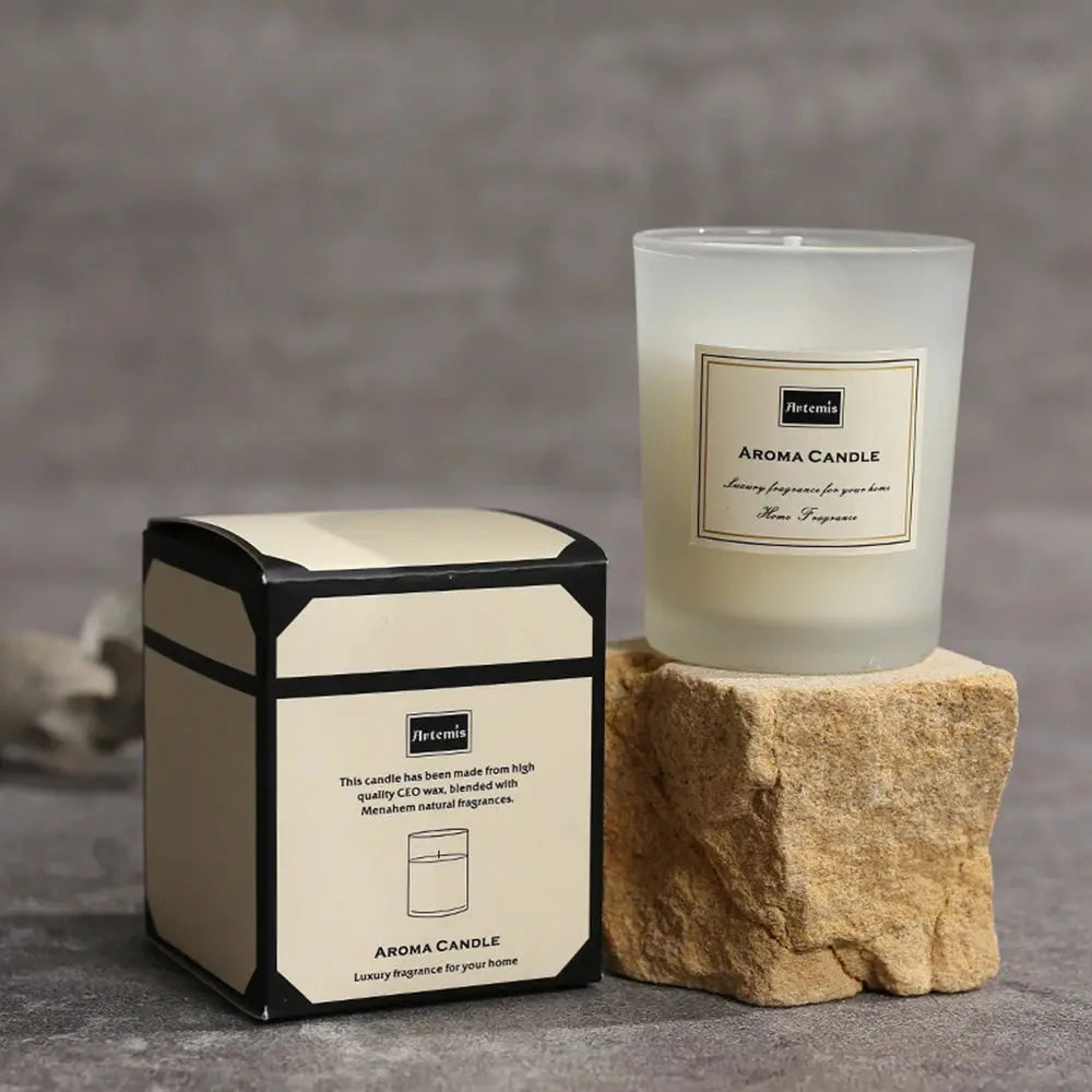Scented Soy Wax Candle – Long-Lasting Aromatherapy for Home & Gifts - Femlinza