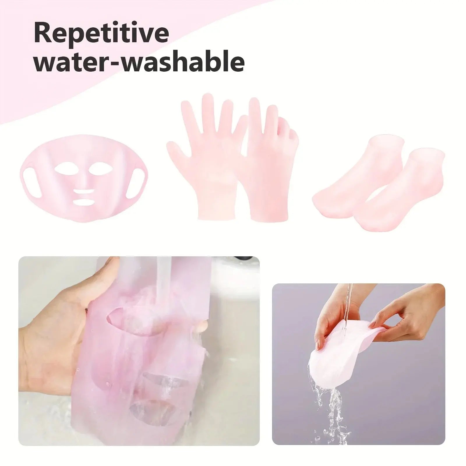 Silicone Moisturizing Care Set – Face, Hands & Feet - Femlinza