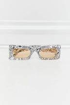 Tortoiseshell Rectangle Polycarbonate Sunglasses - Femlinza