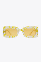 Tortoiseshell Rectangle Polycarbonate Sunglasses - Femlinza