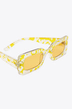 Tortoiseshell Rectangle Polycarbonate Sunglasses - Femlinza
