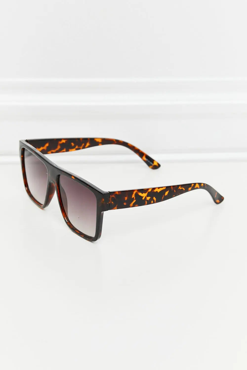 Tortoiseshell Square Full Rim Sunglasses - Femlinza