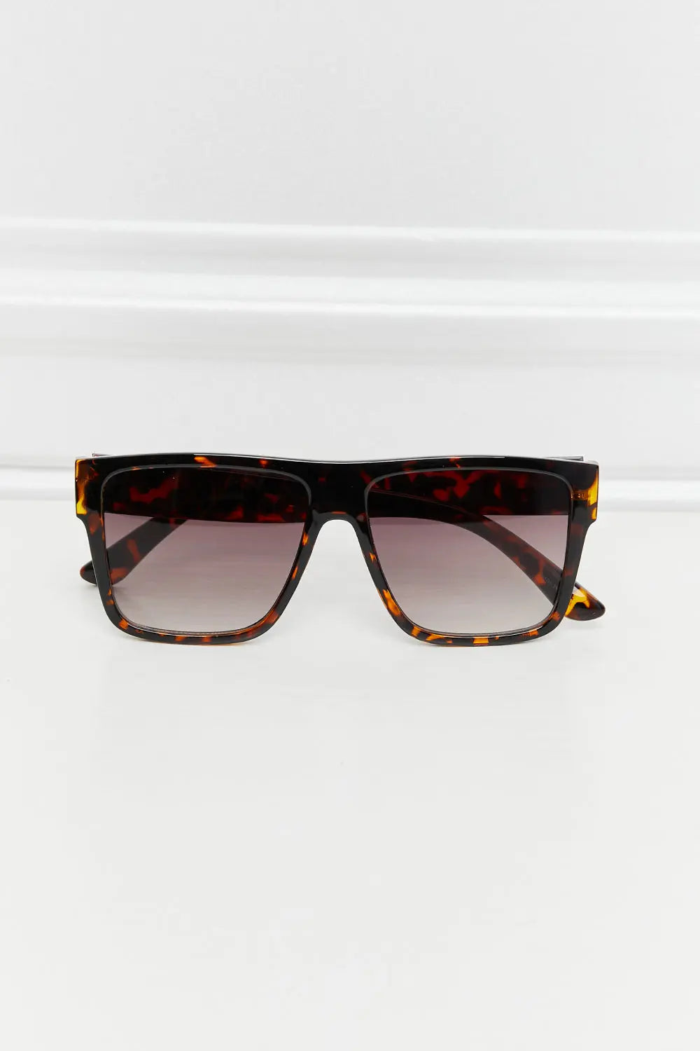Tortoiseshell Square Full Rim Sunglasses - Femlinza