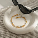 Two-Tone Chain Link Jewelry Set - Femlinza