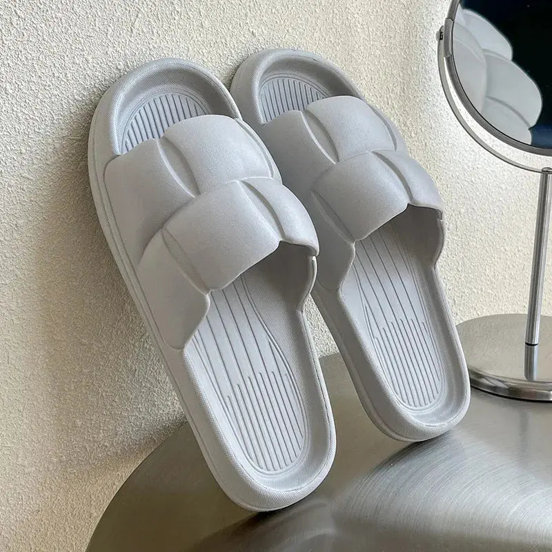 Unisex Non-Slip EVA Bathroom Slippers – Lightweight & Breathable Home Sandals - Femlinza