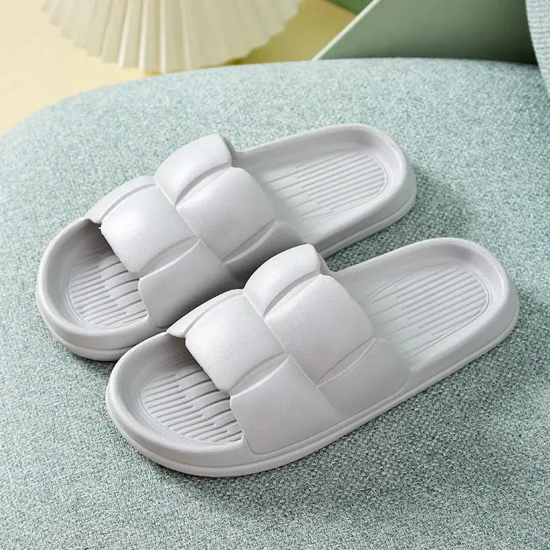 Unisex Non-Slip EVA Bathroom Slippers – Lightweight & Breathable Home Sandals - Femlinza