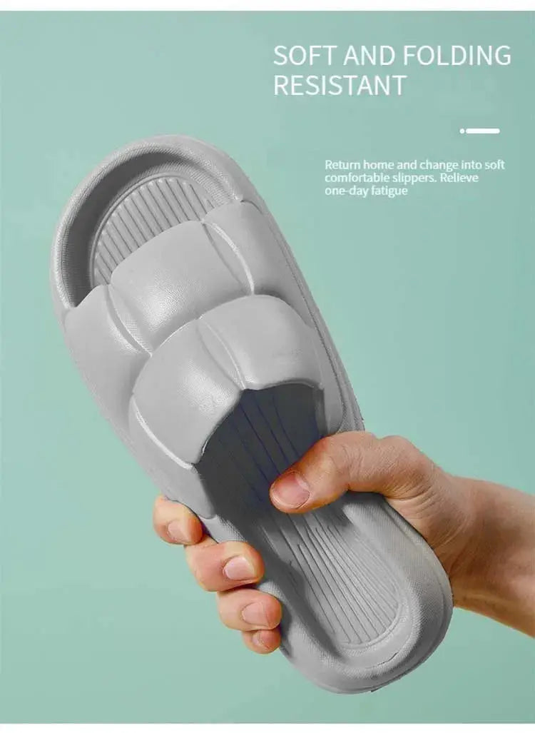 Unisex Non-Slip EVA Bathroom Slippers – Lightweight & Breathable Home Sandals - Femlinza