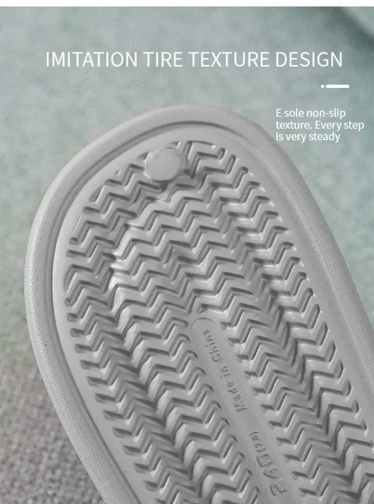 Unisex Non-Slip EVA Bathroom Slippers – Lightweight & Breathable Home Sandals - Femlinza