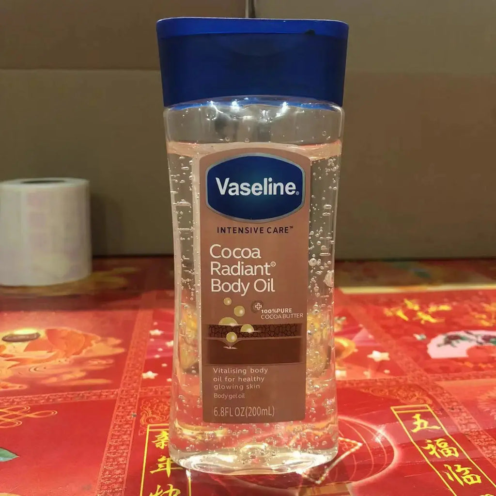 Vaselin Body Care Oil Brightens Skin Tone Improves Dull and Dry Skin Deeply Nourishes and Moisturizes Body Gel Oil 200ml - Femlinza