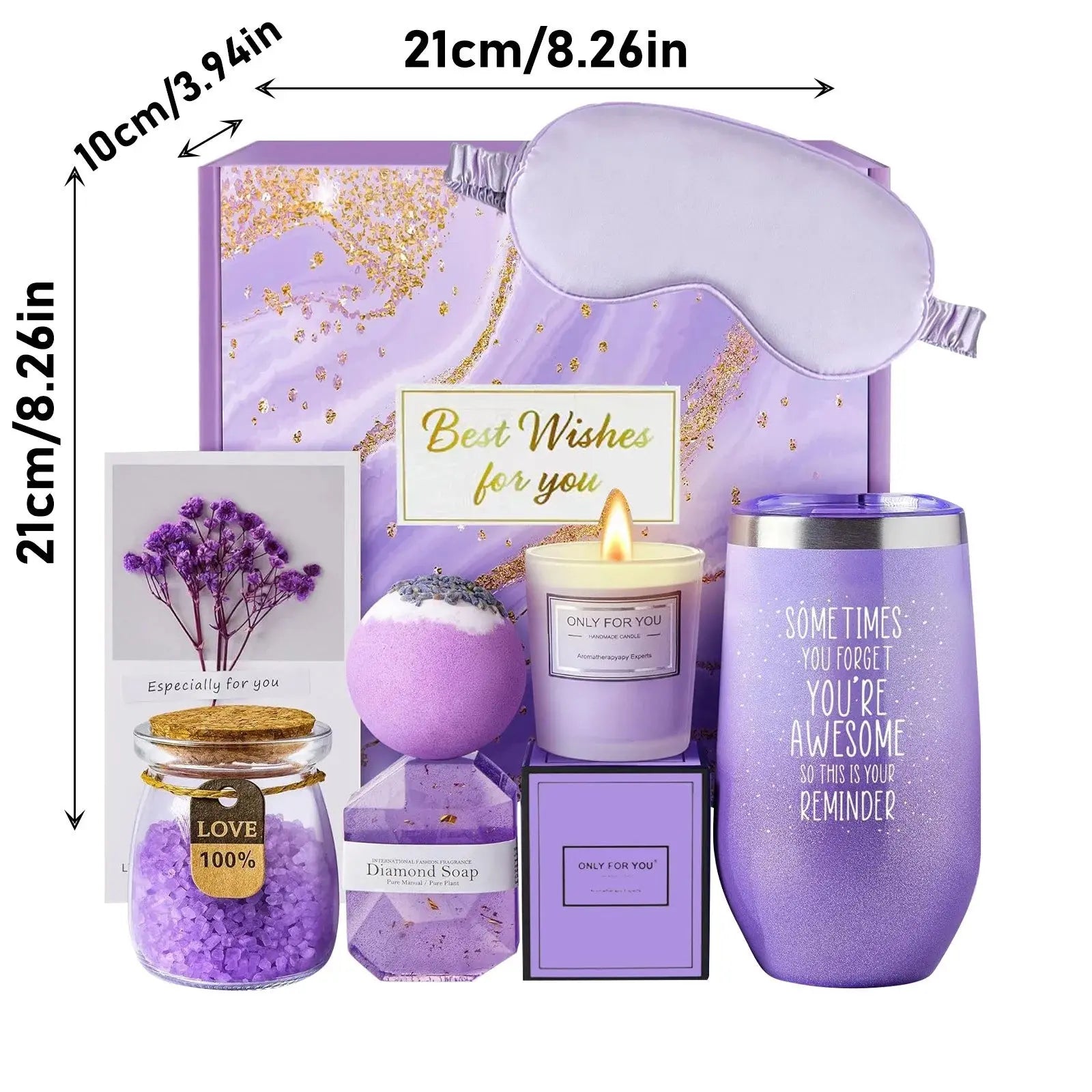 Women's Care Self Gifts Women's Birthday Gifts Care Packages Spa Gifts Inspirational Mother's Day Gifts For Wife Friends Grandma - Femlinza